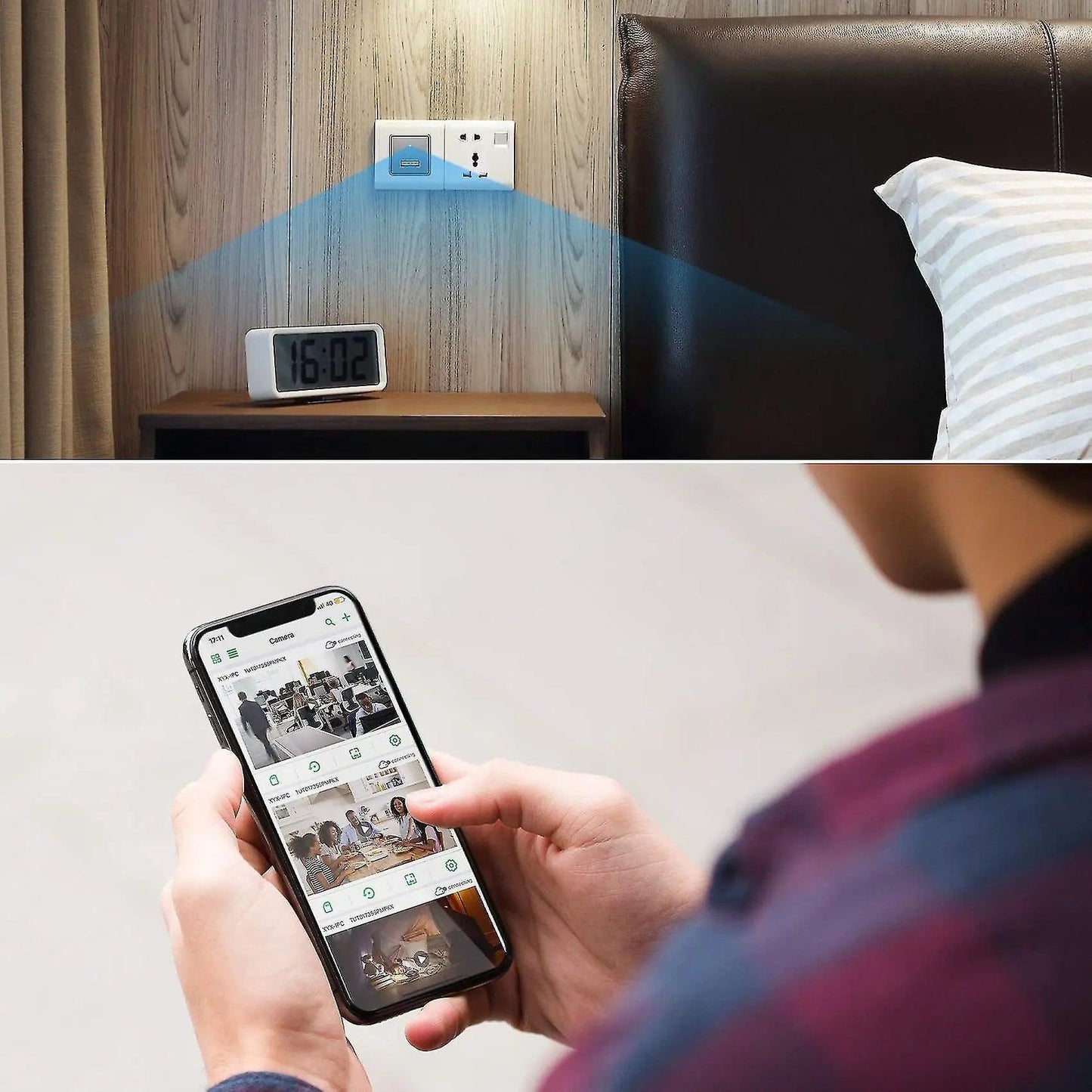 Verborgen Spy Camera HD/ Usb oplader - megaspullen.nl