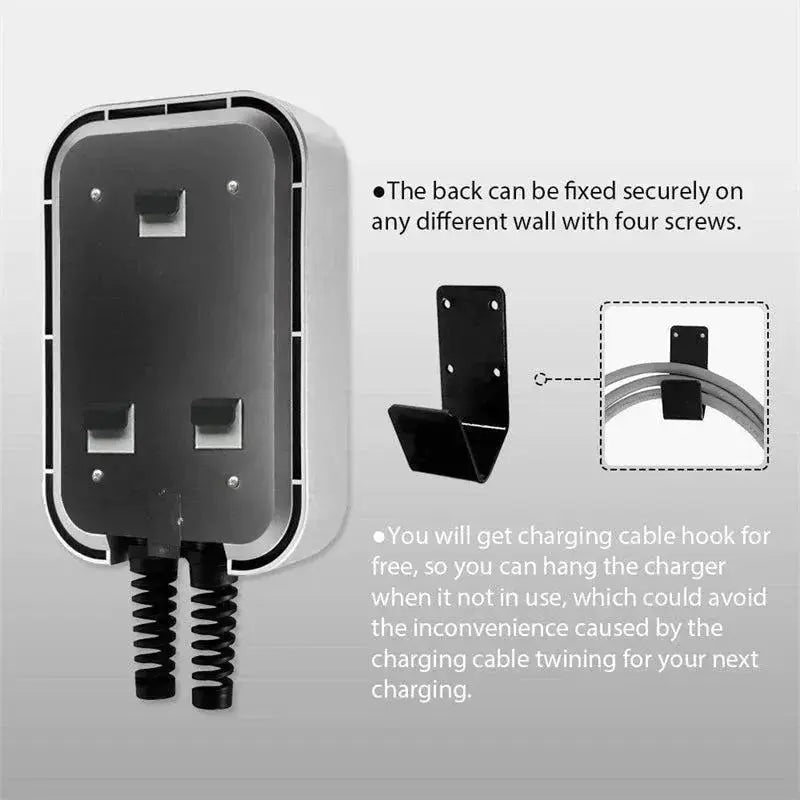 BESEN Autolader APP - 3 fase 11KW + 6 Meter Kabel - Type 2 / GRATIS €10,- Cadeau bon bol.com ! - megaspullen.nl