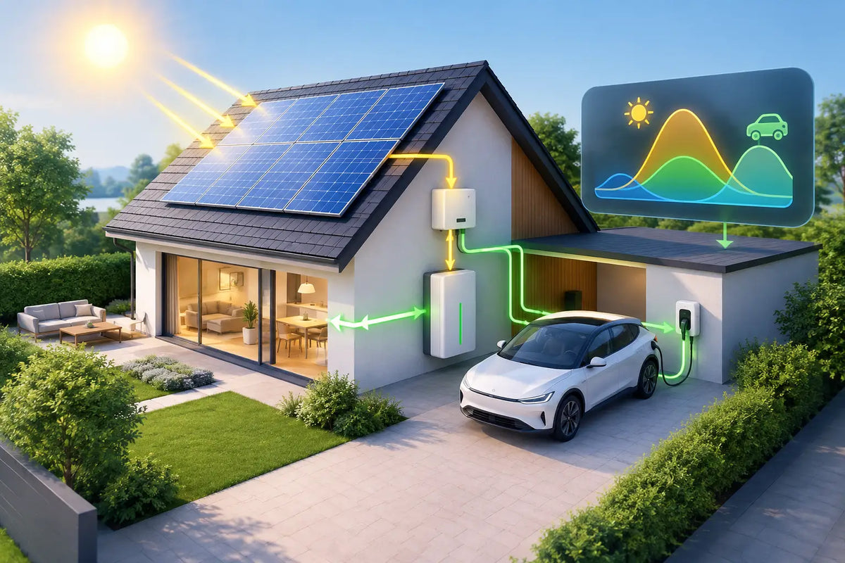 Dynamisch laden met zonnepanelen uitgelegd