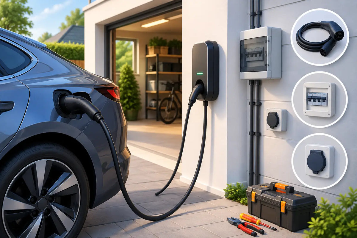 Mobiele lader aansluiten thuis: wat is nodig?