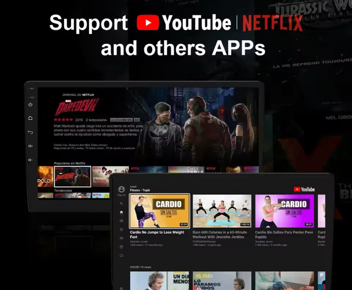 Draadloos carplay dongle met Netflix Youtube APP AND MORE!