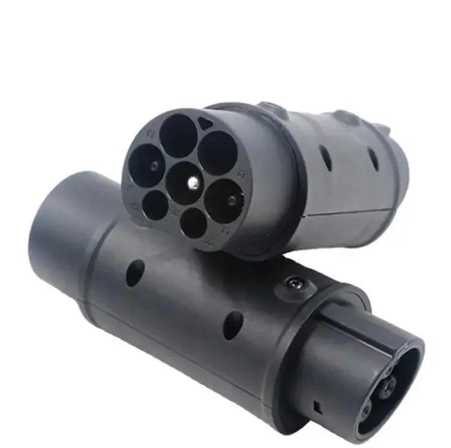 Mennekes Type 2 mannelijke naar Yazaki Type 1 vrouwelijke laadkabel verloopstekker adapter 32A