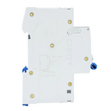 Aardlekautomaat 16amp, 1 fase schakelaar met beveiliging, zichtbaar in de afbeelding.