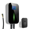 BESEN Autolader 1 Fase 3,7kW Type 2 socket voor elektrische auto, zichtbaar met kabel en connector