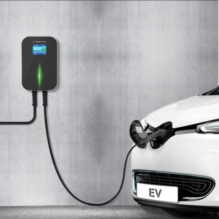BESEN Autolader RFID 11KW, 3-fase Type 2, 6 meter kabel, geschikt voor elektrische voertuigen, door Megaspullen.nl