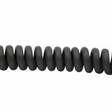 Gekrulde Type 2 laadkabel 3-fasig 16A (11 kW) van megaspullen.nl voor elektrische voertuigen.