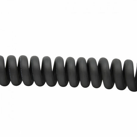 Gekrulde Type 2 laadkabel 3-fasig 16A (11 kW) van megaspullen.nl voor elektrische voertuigen.