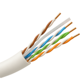 Netwerkbekabeling UTP doos 305m Cat6 van Megaspullen.nl met PVC-isolatie en Eca-keur voor betrouwbare data-overdracht.