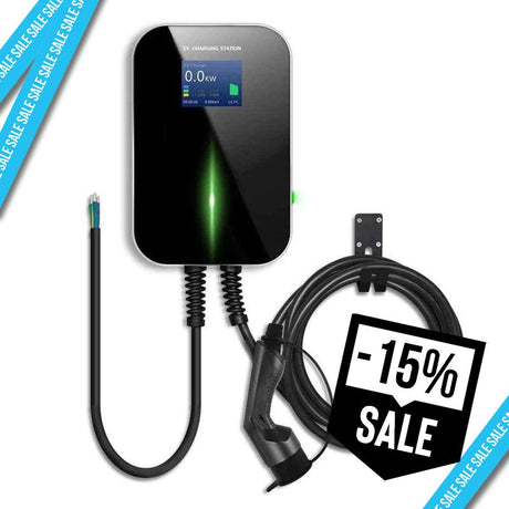 3-fase 11KW Wallbox autolader met 6 meter Type 2 kabel voor elektrisch laden, geschikt voor thuis en bedrijfsgebruik