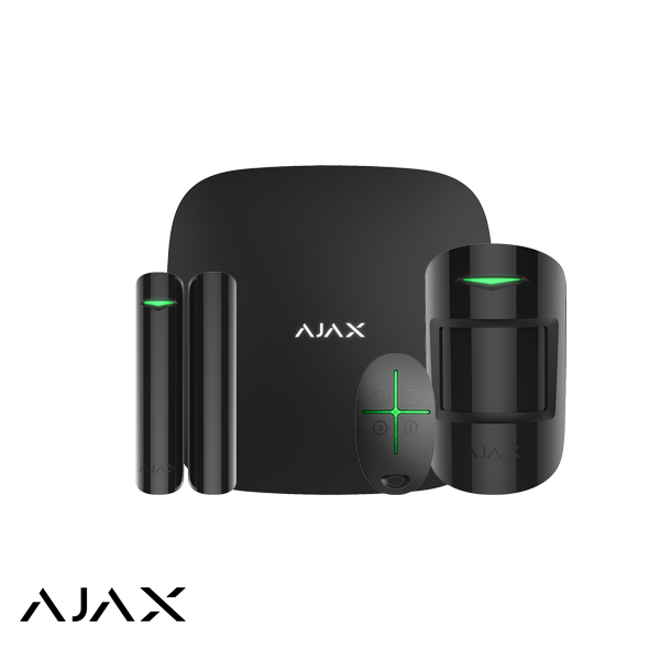 Ajax Hubkit, wit, GSM/LAN hub, PIR, deurcontact, afstandsbediening - megaspullen.nl